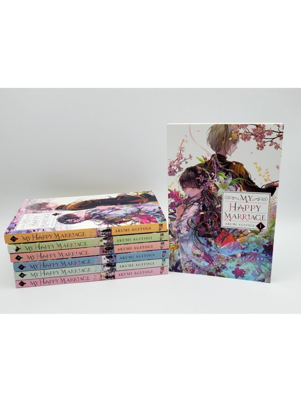 My Happy Marriage Manga Akumi Agitogi Vol. 1-7 Set English Romance Light Novel